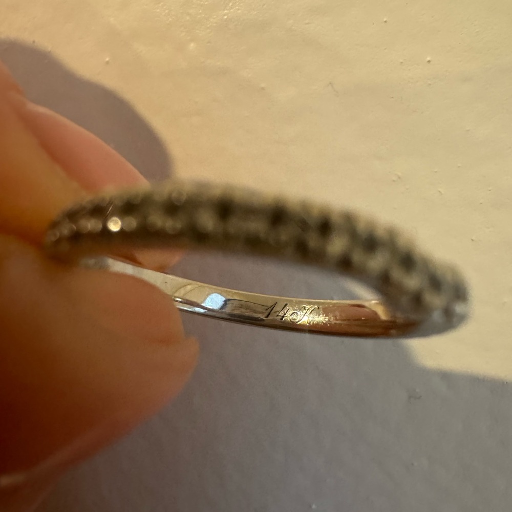 Kay jewelers Silver Diamond Ring - Picture 2 of 7
